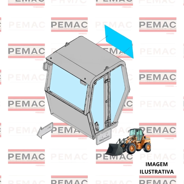 VIDRO CASE W20E NOVA-VIGIA 87603360