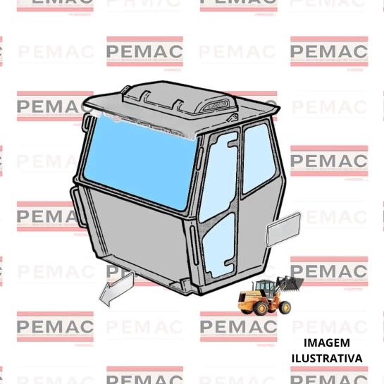 VIDRO CASE W20E ANTIGO 87452953